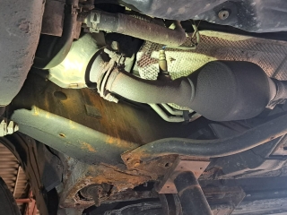 2013 Rav4 2nd Cat Converter, flange bypass , hanger