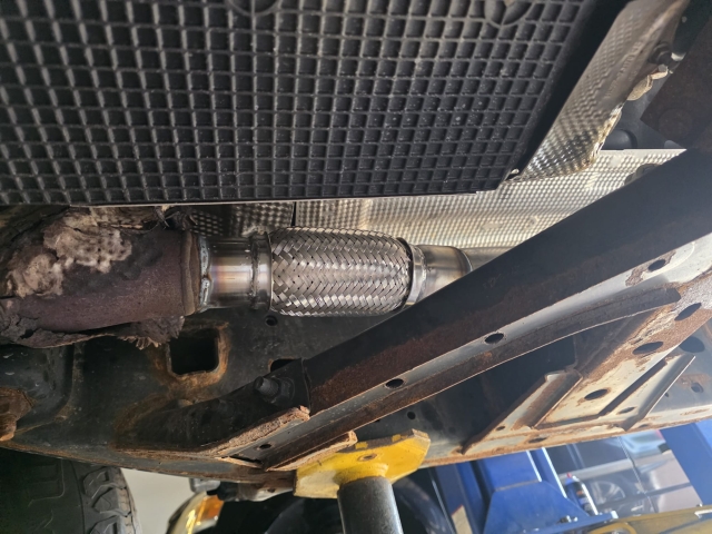 2019 ford ranger flex pipe, extension pipe, stainless steel